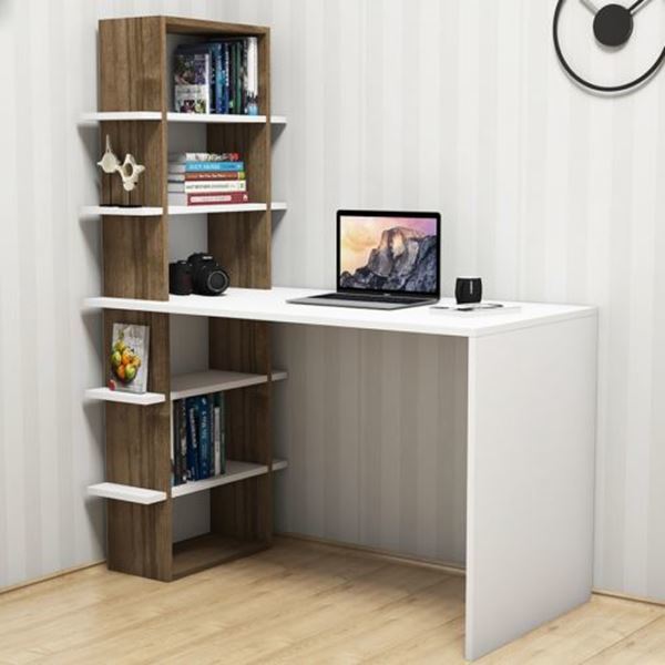 Angora Mobilya Kitaplıklı Çalışma Masası