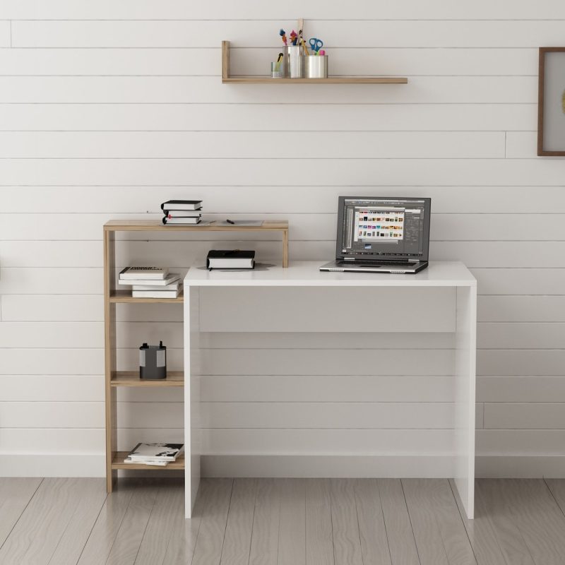 Angora Mobilya Kitaplıklı Çalışma Masası