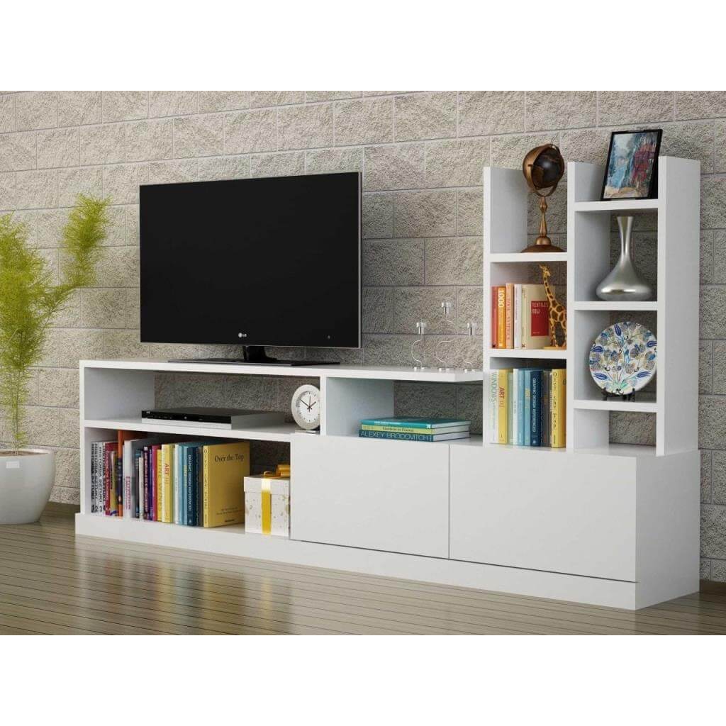 Angora Mobilya Kitaplıklı TV Ünitesi - Görsel 3