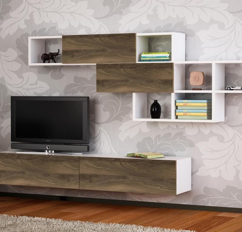 Angora Mobilya Kitaplıklı Tv Ünitesi