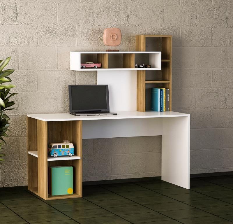 Angora Mobilya Kitaplıklı Çalışma Masası