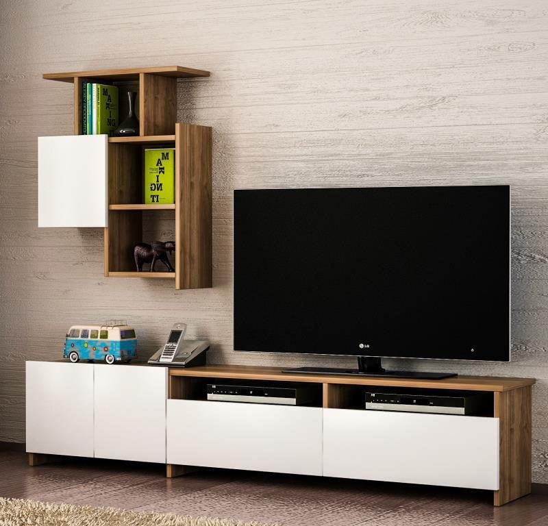 Angora Mobilya Kitaplıklı Tv Ünitesi
