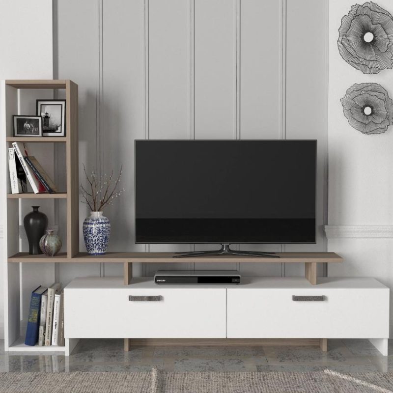 Angora Mobilya Kitaplıklı Tv Ünitesi