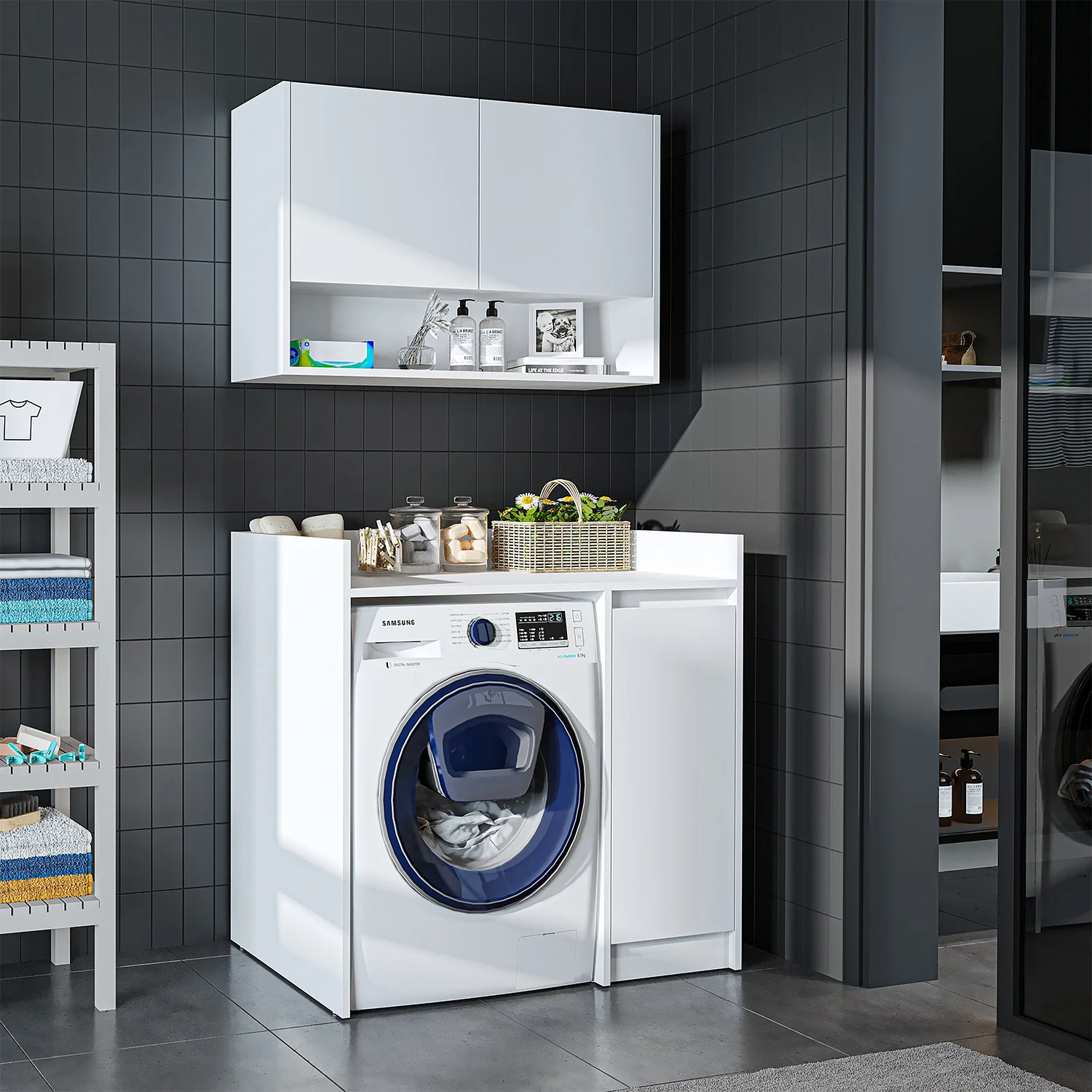 Angora Mobilya Çamaşır Makinesi Dolabı
