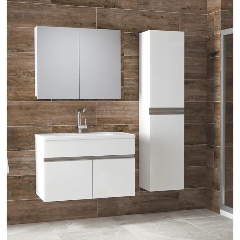 Angora Mobilya  Lavabolu Banyo Dolabı