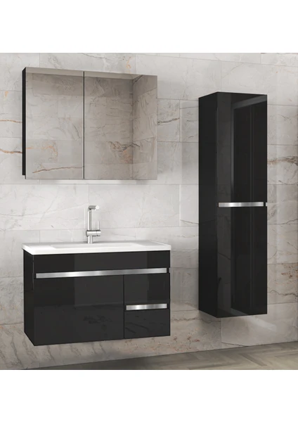 Angora Mobilya  Lavabolu Banyo Dolabı